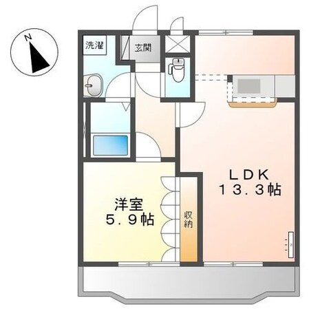 ポートヴィラ弐番館の物件間取画像